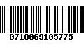 Código de Barras 0710069105775