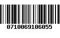 Código de Barras 0710069106055