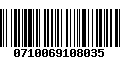 Código de Barras 0710069108035