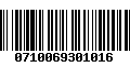 Código de Barras 0710069301016