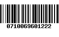 Código de Barras 0710069601222