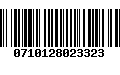 Código de Barras 0710128023323