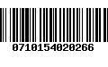 Código de Barras 0710154020266