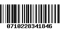 Código de Barras 0710228341846