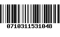 Código de Barras 0710311531048