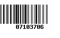 Código de Barras 07103706