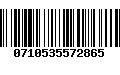 Código de Barras 0710535572865