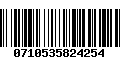 Código de Barras 0710535824254