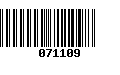 Código de Barras 071109