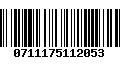 Código de Barras 0711175112053