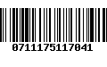 Código de Barras 0711175117041