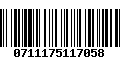 Código de Barras 0711175117058