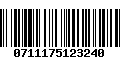 Código de Barras 0711175123240