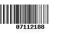 Código de Barras 07112188