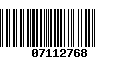 Código de Barras 07112768