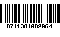 Código de Barras 0711381002964