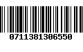 Código de Barras 0711381306550