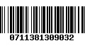 Código de Barras 0711381309032