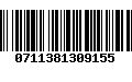 Código de Barras 0711381309155