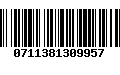 Código de Barras 0711381309957