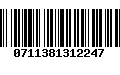 Código de Barras 0711381312247