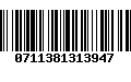 Código de Barras 0711381313947