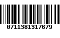 Código de Barras 0711381317679