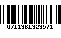 Código de Barras 0711381323571