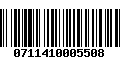 Código de Barras 0711410005508