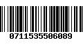 Código de Barras 0711535506089