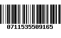 Código de Barras 0711535509165