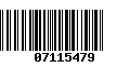 Código de Barras 07115479