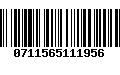 Código de Barras 0711565111956