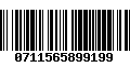 Código de Barras 0711565899199