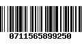 Código de Barras 0711565899250