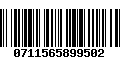 Código de Barras 0711565899502