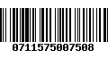 Código de Barras 0711575007508