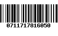 Código de Barras 0711717816050