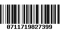 Código de Barras 0711719827399