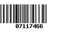 Código de Barras 07117466