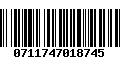 Código de Barras 0711747018745