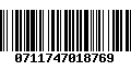 Código de Barras 0711747018769