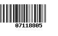 Código de Barras 07118805