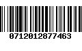 Código de Barras 0712012877463