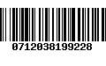 Código de Barras 0712038199228