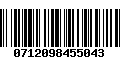 Código de Barras 0712098455043