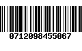 Código de Barras 0712098455067