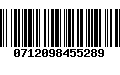 Código de Barras 0712098455289