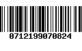 Código de Barras 0712199070824