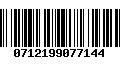 Código de Barras 0712199077144